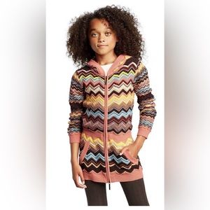 Missoni for Target Chevron Zig Zag Zip Up Sweater
